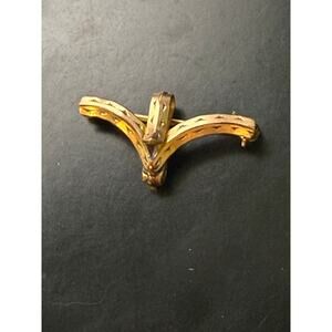 Vintage 9K Gold S&W (Slade & Wolfe) Pin Brooch